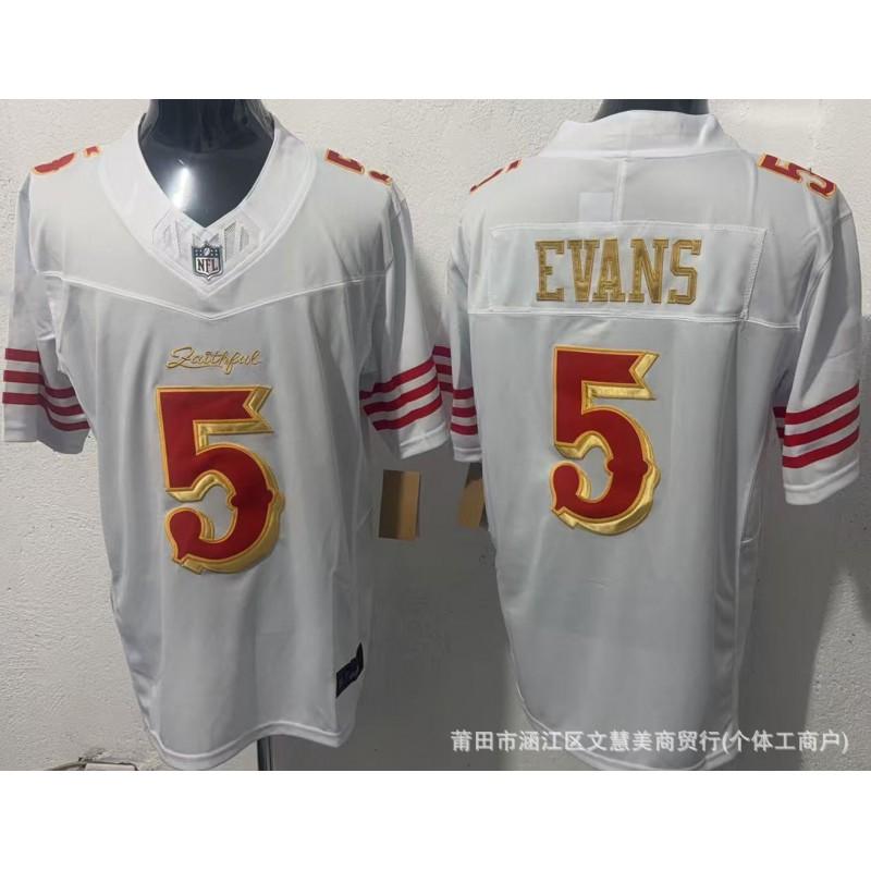 San Francisco 49ers NFL Embroidered Jersey Patch Set With 3D Stitched Team Player Numbers Sports Fans