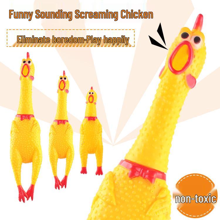 Mint-Flavored Fish-Shaped Rubber Chew Toy with Dried Chicken and Carrot