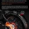 Bicicletta Elettrica Dukawey Silvertip Motore 1000W Full Sospensioni Bici Elettrica per Adulti 52V 20AH Doppi Freni Idraulici Carico Massimo 150Kg