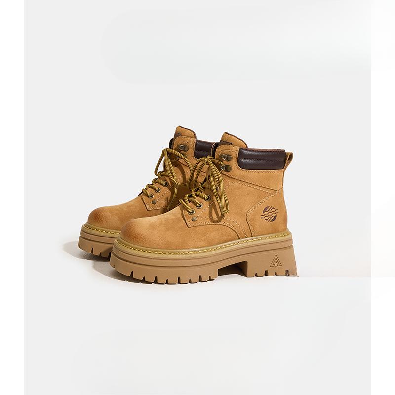 New Thick-soled Height-increasing Casual Boots Women's Shoes and Versatile Outdoor Sports Boots