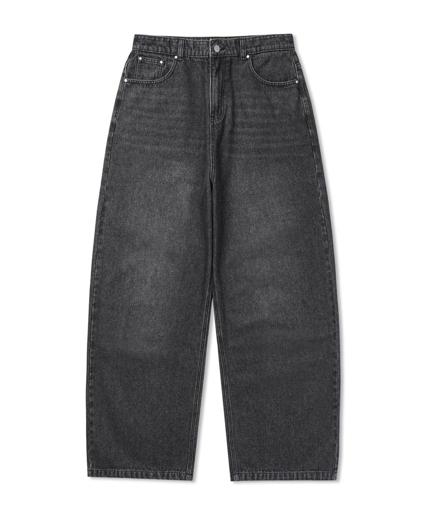 GRAYBLVD Wesley Washed Denim Pants (Black)