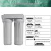 Enhanced Dual-Stage High-Flow Kitchen Water Purifier with 4-Point Pipe Pre-Filter