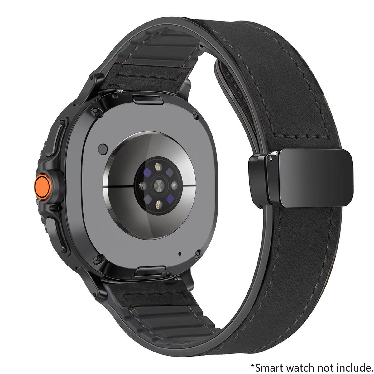 

Кожаный силиконовый ремешок для Samsung Galaxy Watch 8 40мм 44мм 8 Classic 46мм Watch Ultra 2025 47мм ремешок-браслет с магнитной застежкой Watch 8 40mm 44mm