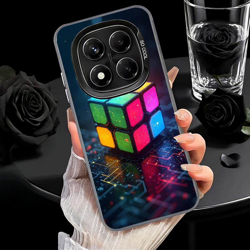 Rubik Cube Formula Spoofs Math Soft Phone Case for Xiaomi Redmi Note 13 14 15 Pro Plus 12S 12 11S 11 11T 10S 10 Shockproof Cover