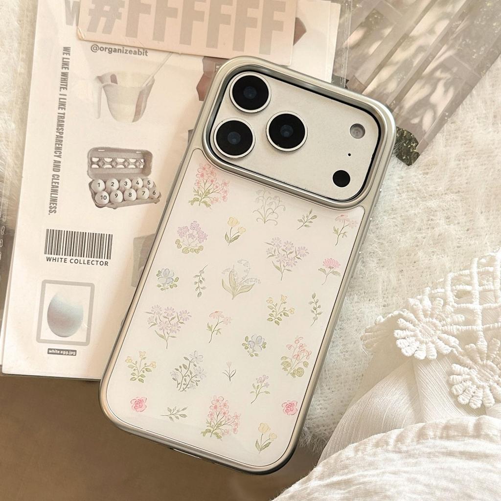 Artistic Flower Phone Case for iPhone 16, iPhone 17, and iPhone 17 Pro Max
