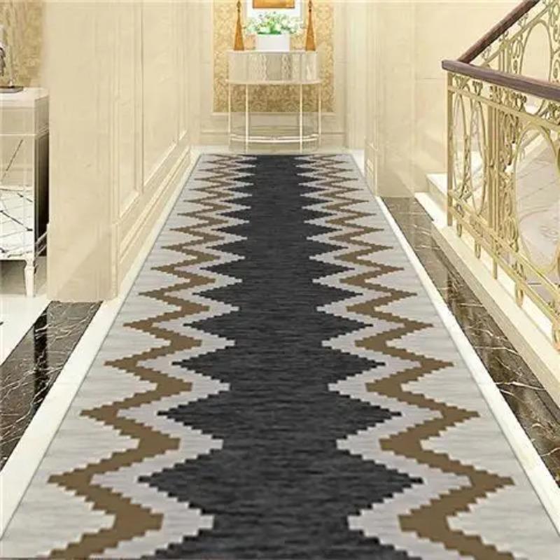 Moderne Geometrische Lange Flur Teppiche Wohnzimmer Schlafzimmer Teppiche Treppenhaus Flur Dekor Korridor Gang Party Hochzeit Gastfamilie