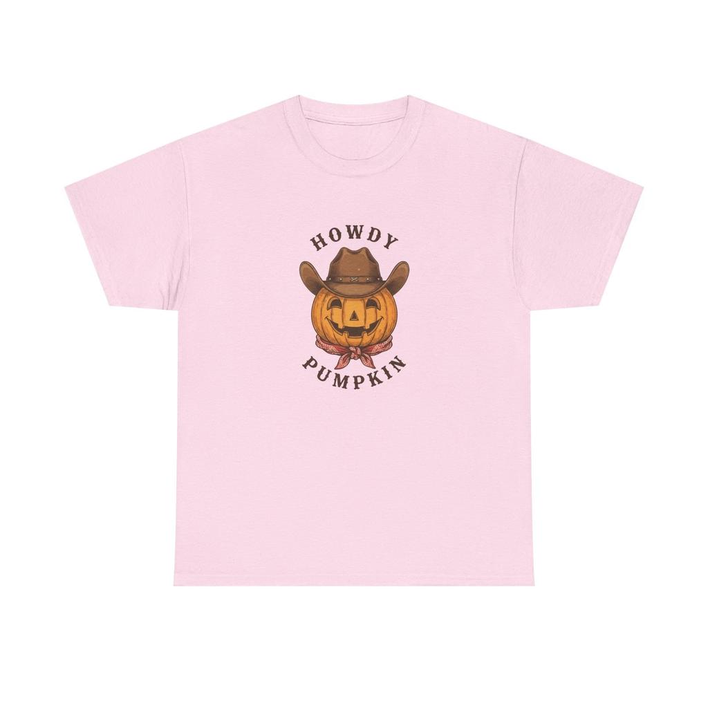 Howdy Pumpkin Unisex Heavy Cotton Tee, Fall Apparel, Halloween Shirt, [...]