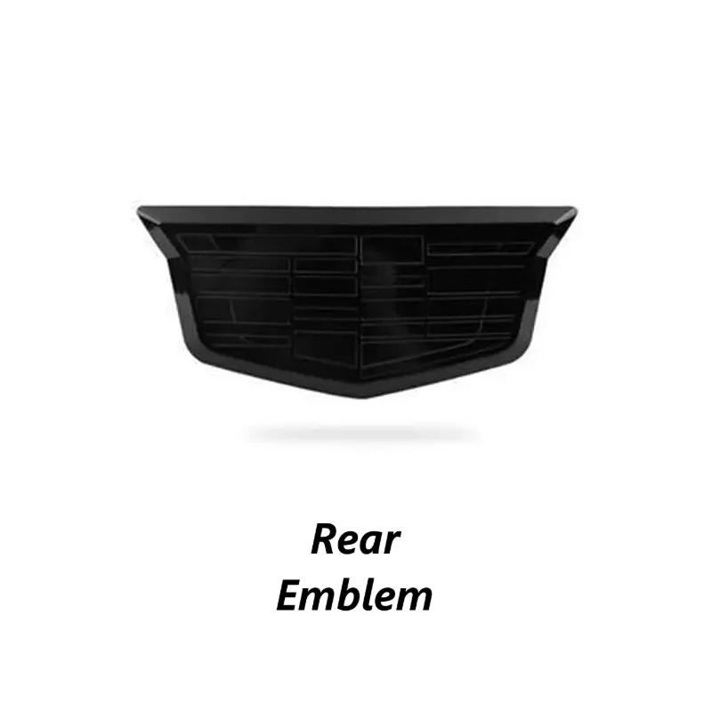 Cadillac XT6 Logo ABS 3D Car Front Grille Emblems Rear Trunk Logo Decals for Emblem Fender Badge Cover Stickers Auto Accessories