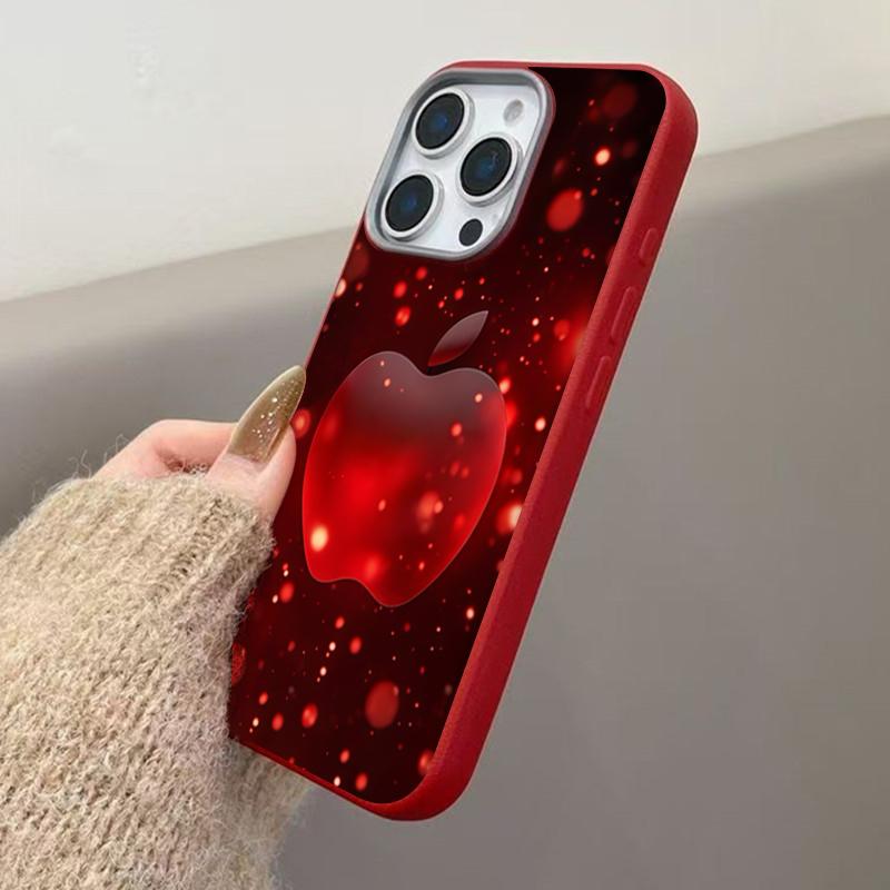Red Aesthetic Light Spot For Apple Pattern Phone Case For iPhone 17 16 Pro 16E 15 14 13 12 11 Pro Max 17 Air X XS 7 8 Plus Cover