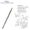 6x 4.4V Dual Core Heater Glow Plugs For Hyundai Veracruz 3.0 V6 CRDi 4WD 2008 2009 2010 2011+ 36710-3A000 010266019