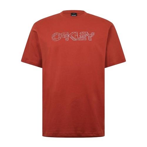 Oakley Mens Wire B1B Logo Regular T-Shirt