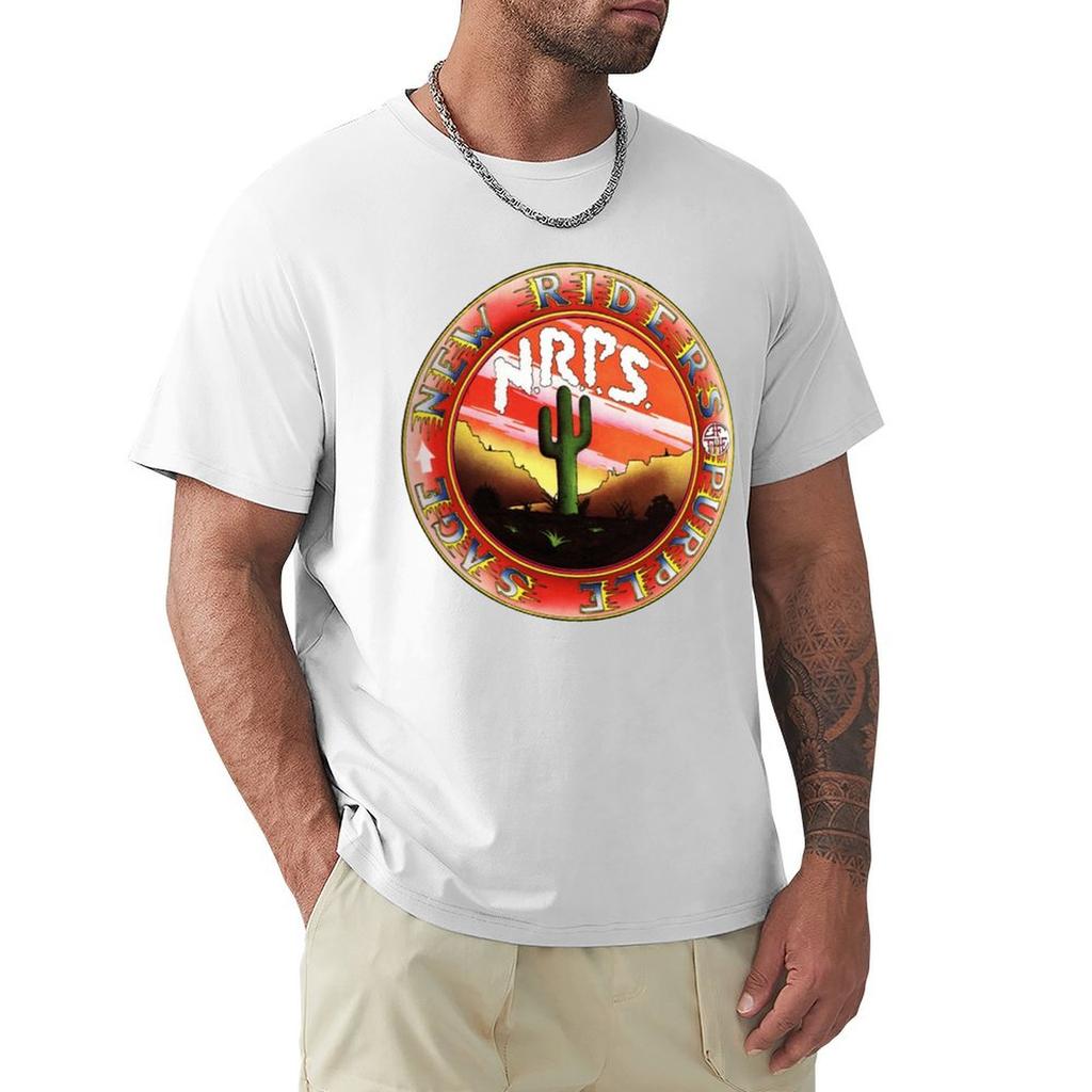New Riders Of The Purple Sage TShirt Casual Breathable Short Sleeve Top