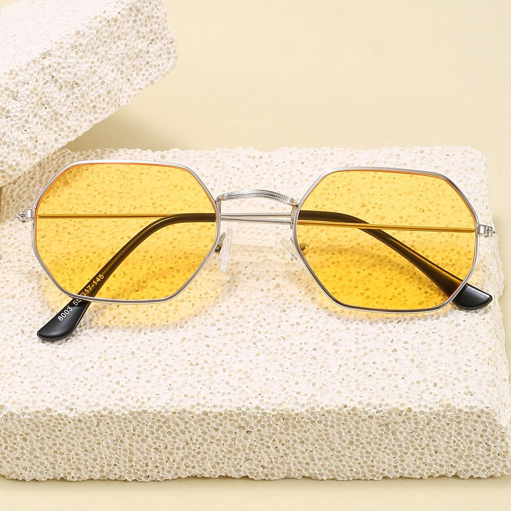 Polygon Shape For Ladies' Sun Glasses Vintage Style Anti-reflective For Men Sunglass Driving Mountaineering Sun Glasses For Women