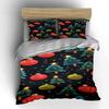 Glowing festive forest dreams Bedding sets Duvet cover sets Duvet covers Pillowcases(1*Duvet Cover 2*Pillowcases without duvet insert)