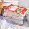 100 pcs Vintage Flowers pattern material paper DIY Decoration Scrapbook background paper for Junk Journal craft paper