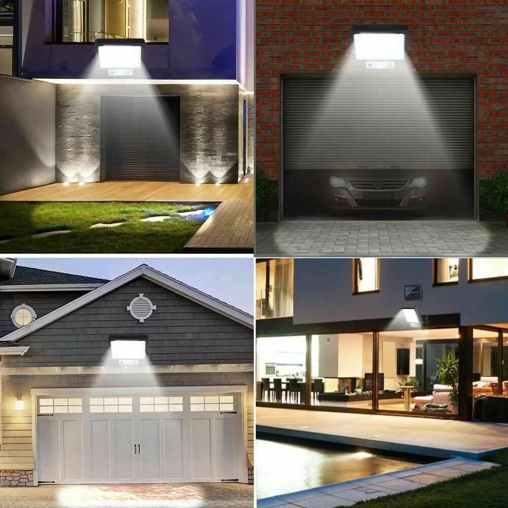 Solar LED Lights Outdoor Waterproof Motion Sensor 3 Modes 72/108/117COB Solar Flood Wall Lamp Street Garden Porch Garage Light