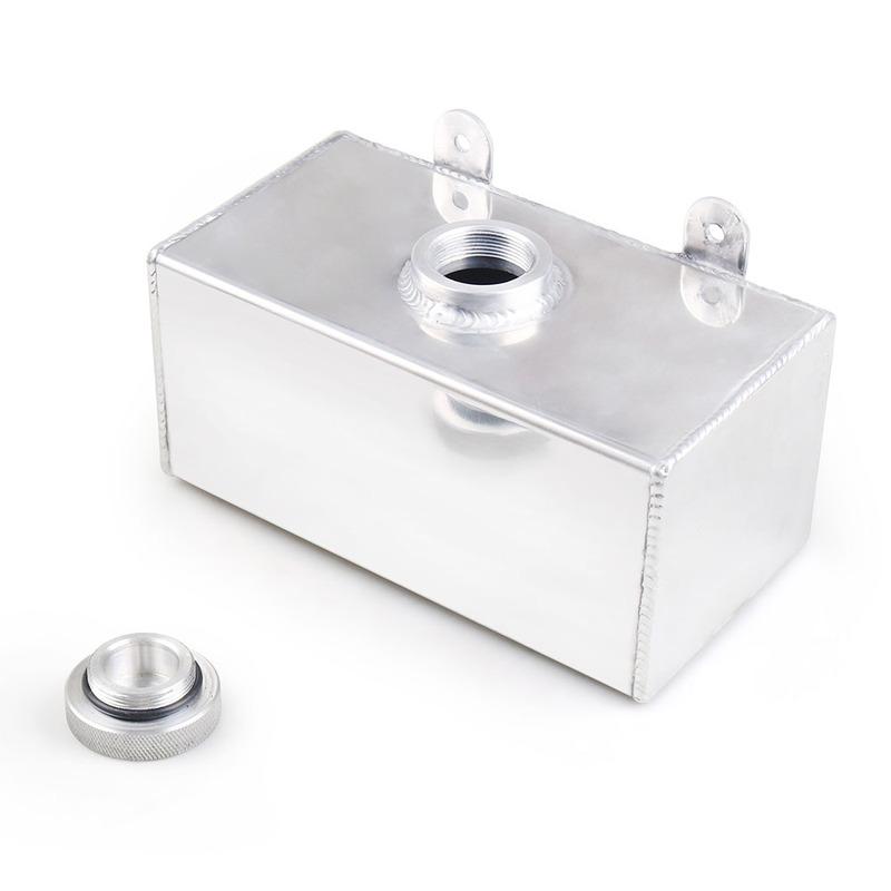 Aluminium 2L Mirror Polished Windscreen Washer Bottle Intercooler Spray Tank TT101960