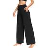 Women's Color High Waisted Straight Leg Pants, Casual Pants, Hanging Sports Yoga Pants