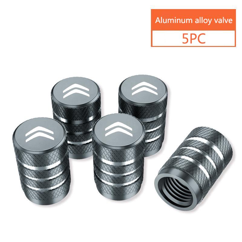 5Pcs Metal Alloy Car Wheel Tire Valve Stem Caps For Citroen C4 C3 C5 C1 C2 Berlingo C-Elysee C4-Picasso C4-Aircross Accessories alr123