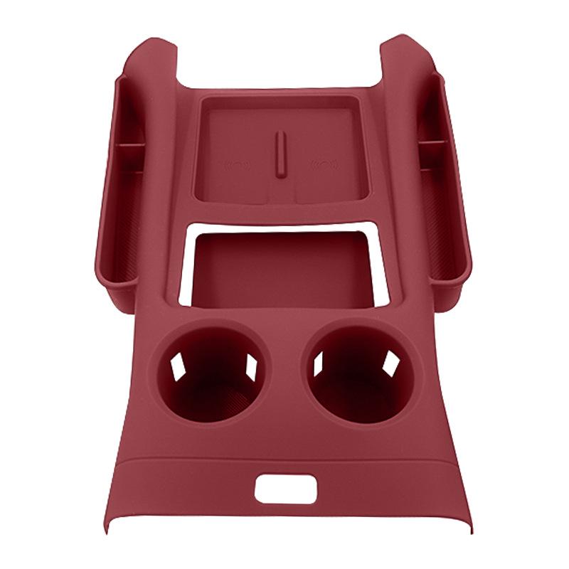 Compatible Wireless Charging Non-slip Silicone Pad & Storage for Huawei AITO M8/M7 Center Console.