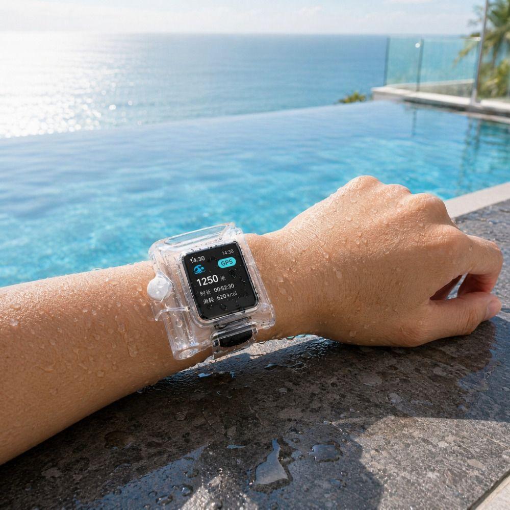 Portable Swim Smartwatch Protector IPX8 Waterproof Children's Watch Seal Bag Drifting