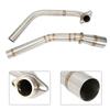 Motorcycle Modification Exhaust Middle Link Pipe Fit for YZF R15 MT?15 2008?2017