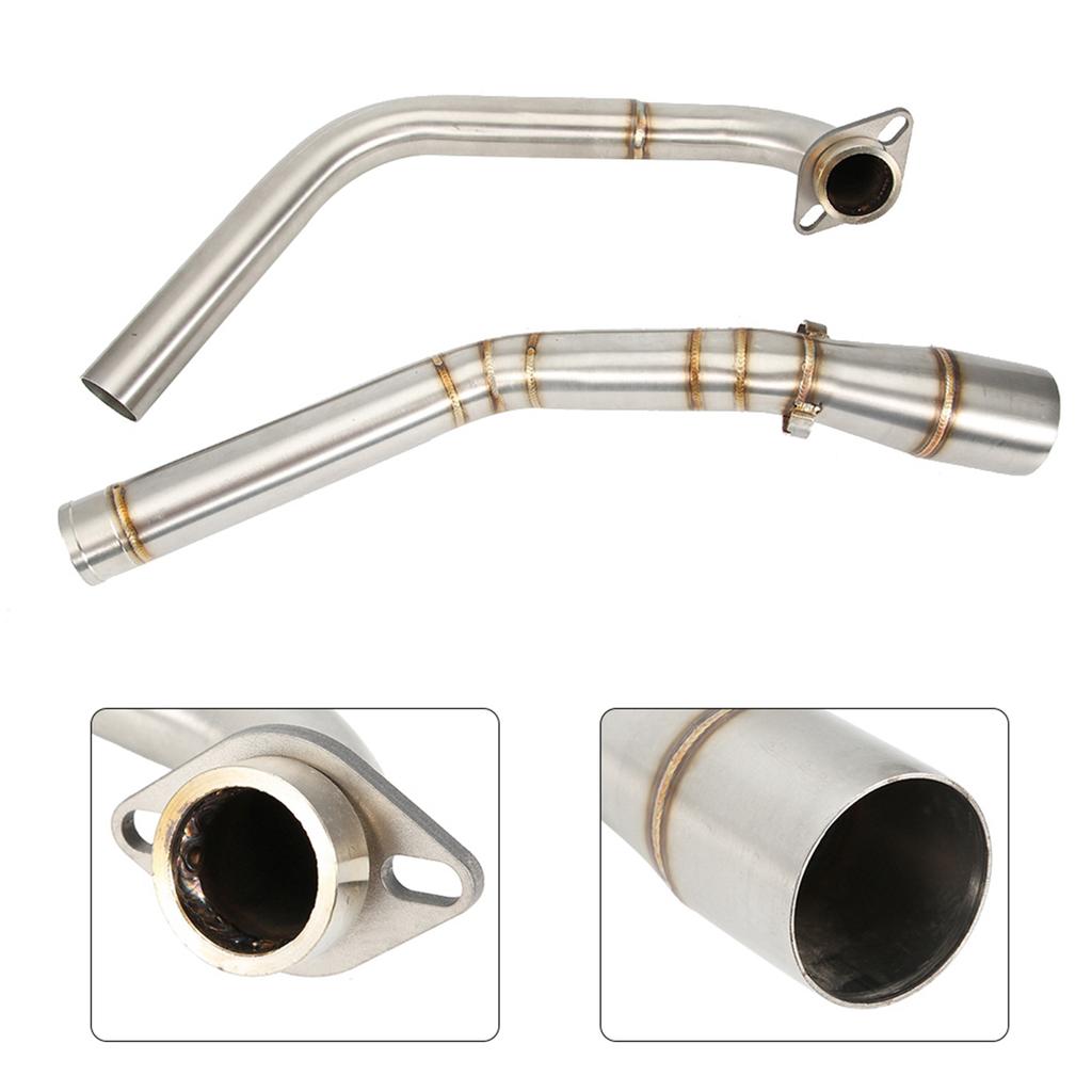 Motorcycle Modification Exhaust Middle Link Pipe Fit for YZF R15 MT?15 2008?2017