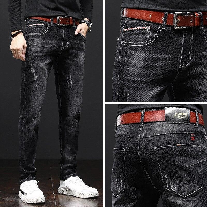 Buy Brand Skinny Jeans Men Slim Fit Denim Joggers Stretch Male Jean