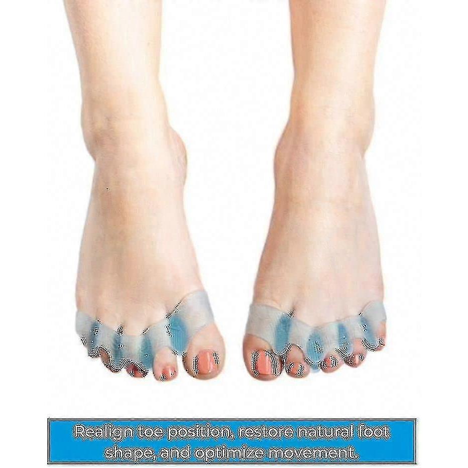 Naboso Splay Gel Tåstrækker, Separator & Retteværktøj til Hallux Valgus Korrektion, Hammertæer & Genopretning af Naturlig Fodform