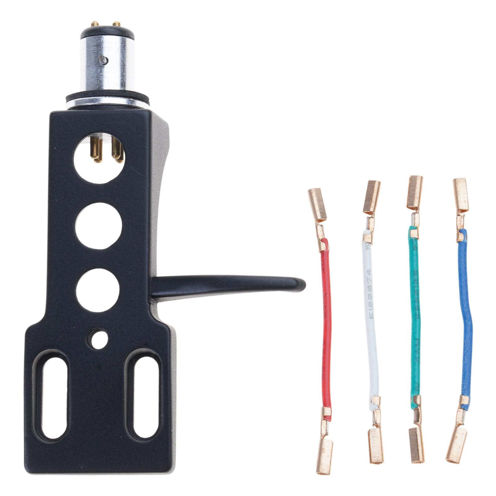 

Turntable Headshell Mount Universal Phono Cartridge Replacement Phonograph for Head Holder Stylus Cartridges Rack