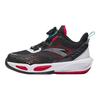 Anta Comfortable Casual Versatile Non-Slip Wear-Resistant Low-Top Kids Basketball Shoes Kids Sneakers Black Classic-Red 312519956-1