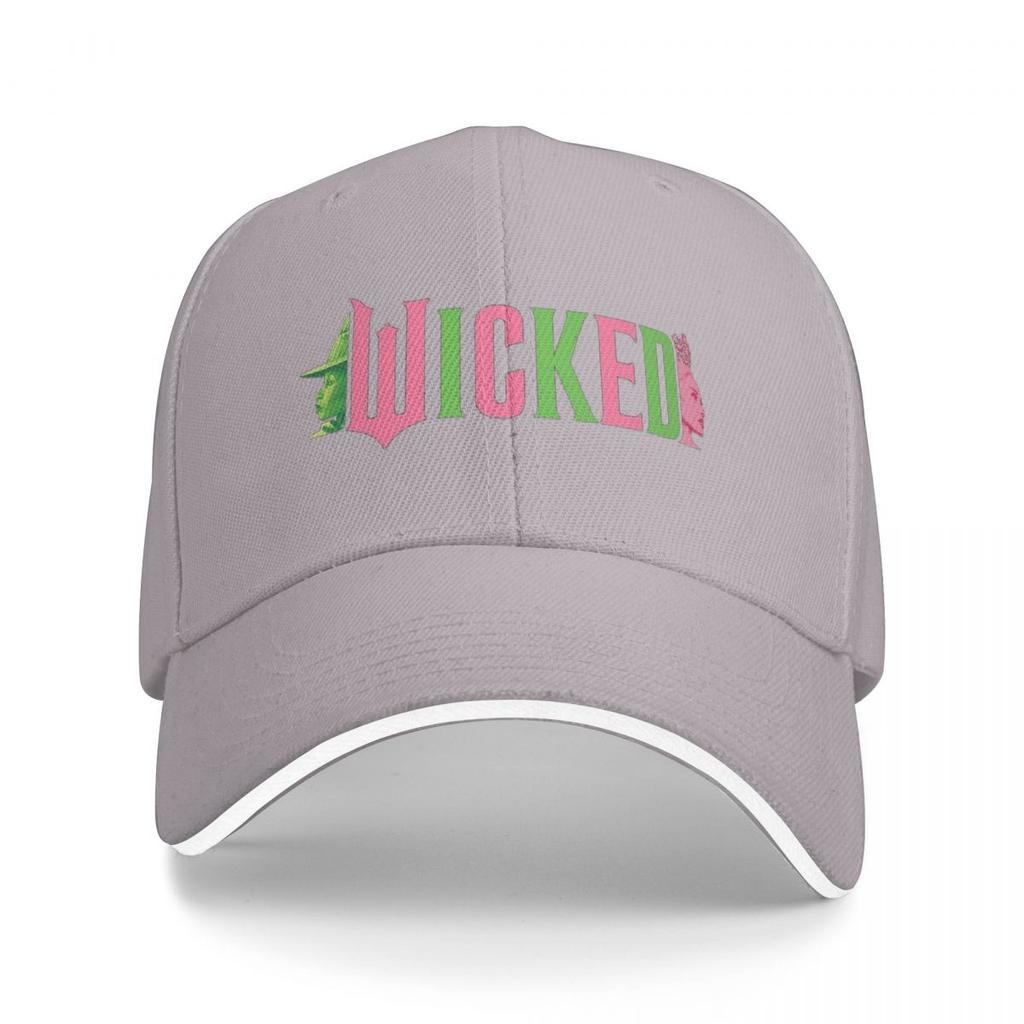 Wicked Glinda And Elphaba Logo Baseball Caps Snapback Baseball Hats Breathable Casual Casquette Outdoor Unisex