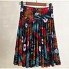 Dancing Skirt Female High Waisted Black Short Skirt Big Swing Skirt Half Body Pleated Skirt