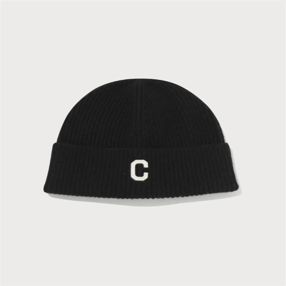 C Logo Felt Applique Beanie B1 CO2504CA09 BK GR BE SG 1.CO2504CA09 BK