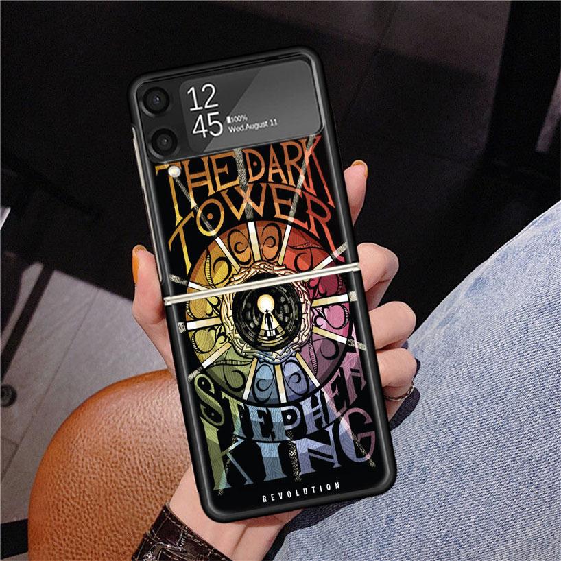 Stephen King The Dark Tower Phone Case For Samsung Z Flip 7 6 5 4 3 Galaxy ZFlip7 ZFlip6 ZFlip5 ZFlip4 ZFlip3 5G Print Cover