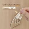 Telescopic No-Drill Curtain Rod Holder with Wall Support Clips