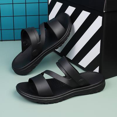 Mode Herren Sommer Sandalen Outdoor Atmungsaktiv Lässig Sandalias 2025 Rutschfest Strandschuhe Formales Büro Walking Flats Rutschfest Groß 47