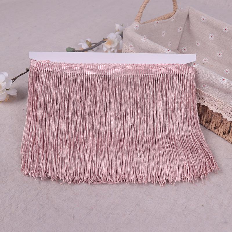 Polyester Fringe Tassel Trim (10-20cm) for Stage Costumes, Curtains, Carpets, and Lace Decorations