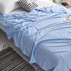 1PC Summer Bamboo Fiber Ice Silk Blanket Lightweight Breathable Absorbs Body Heat Keeps Cool All Night Soft Skin Friendly Beddin