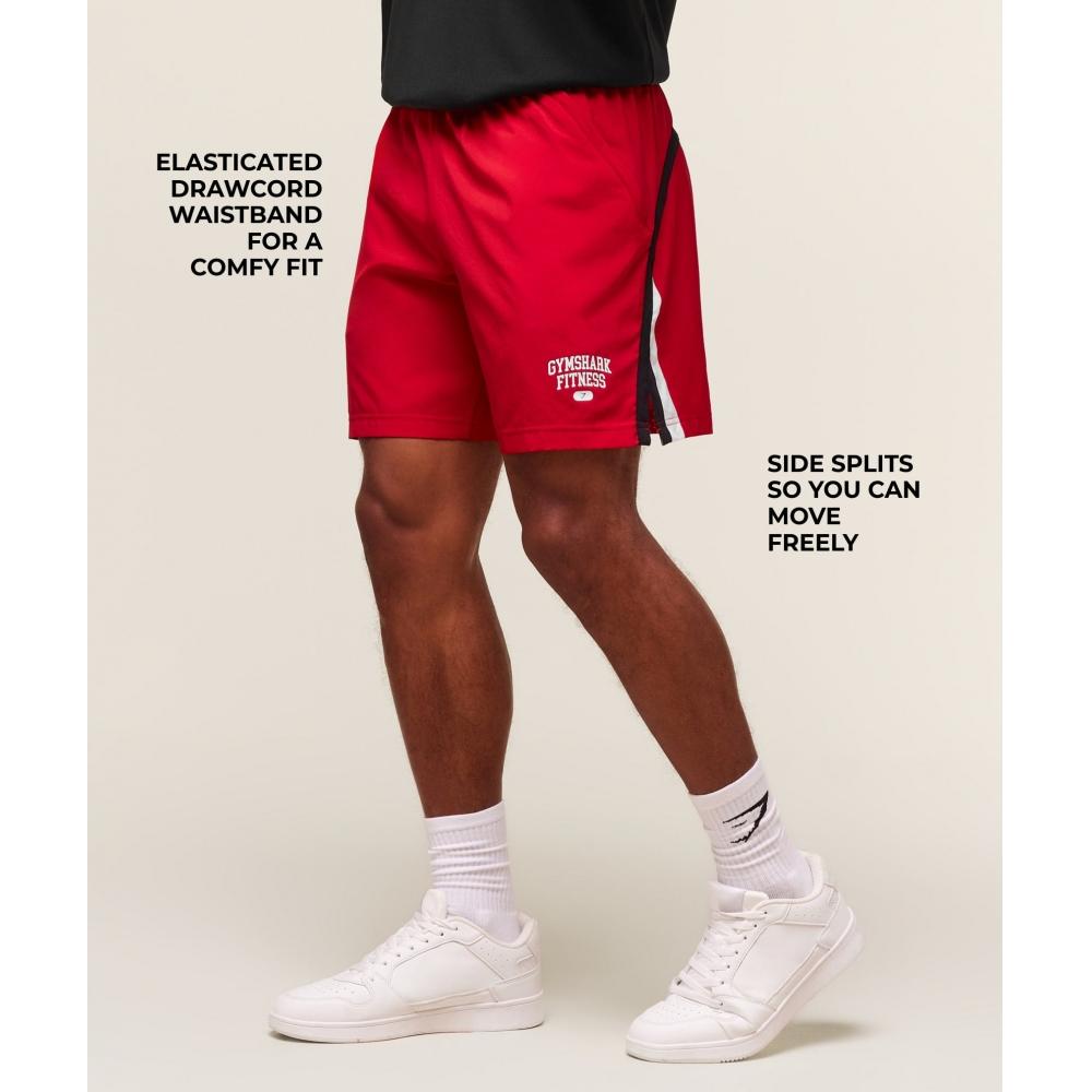Gymshark Varsity 7  Shorts Conditioning Red A3b2w Rbwv