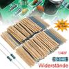 2600Pcs Resistors Assortment Kits 130 Values Metal Film Resistor Assortment Kits 0.25Watt Plugs in Resistor Part
