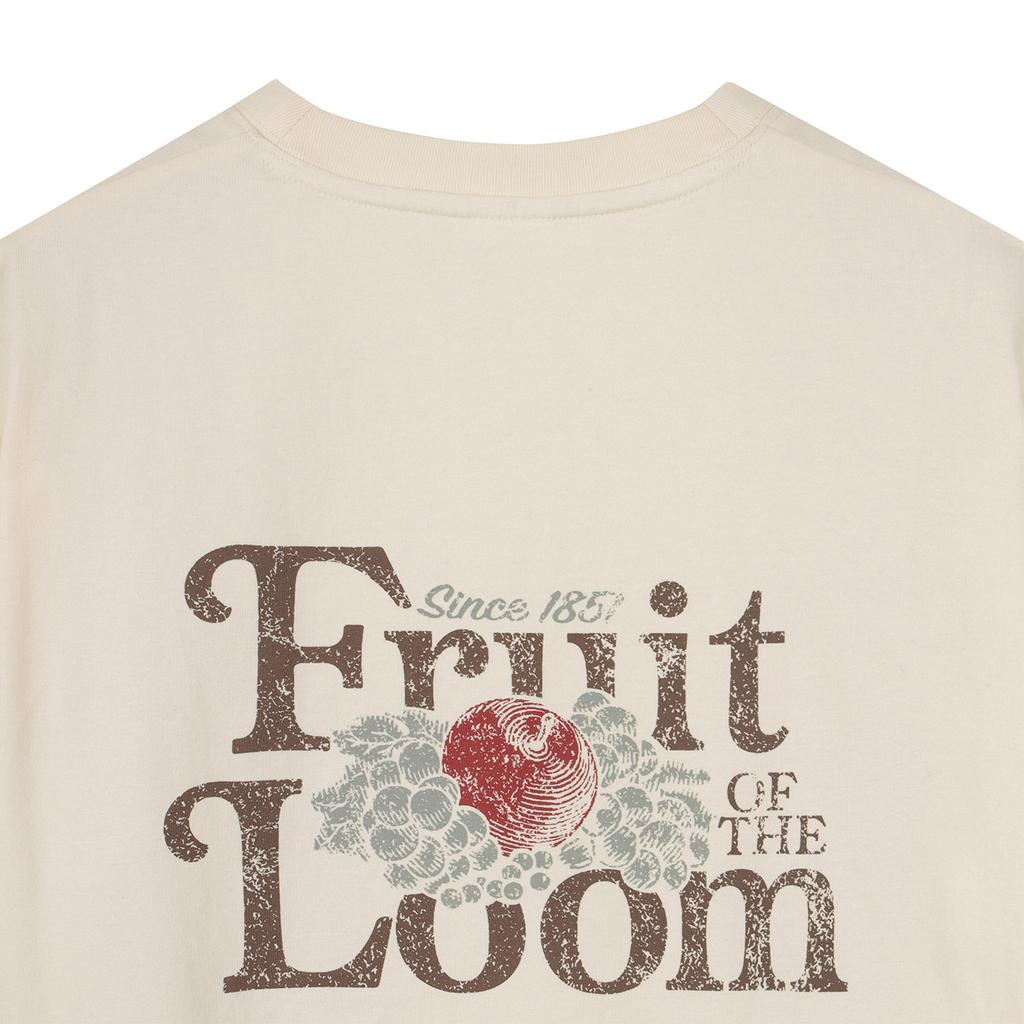 Peulusobeudeolum Pigment Logo Graphic Short Sleeve T-Shirt (Ivory Light)
