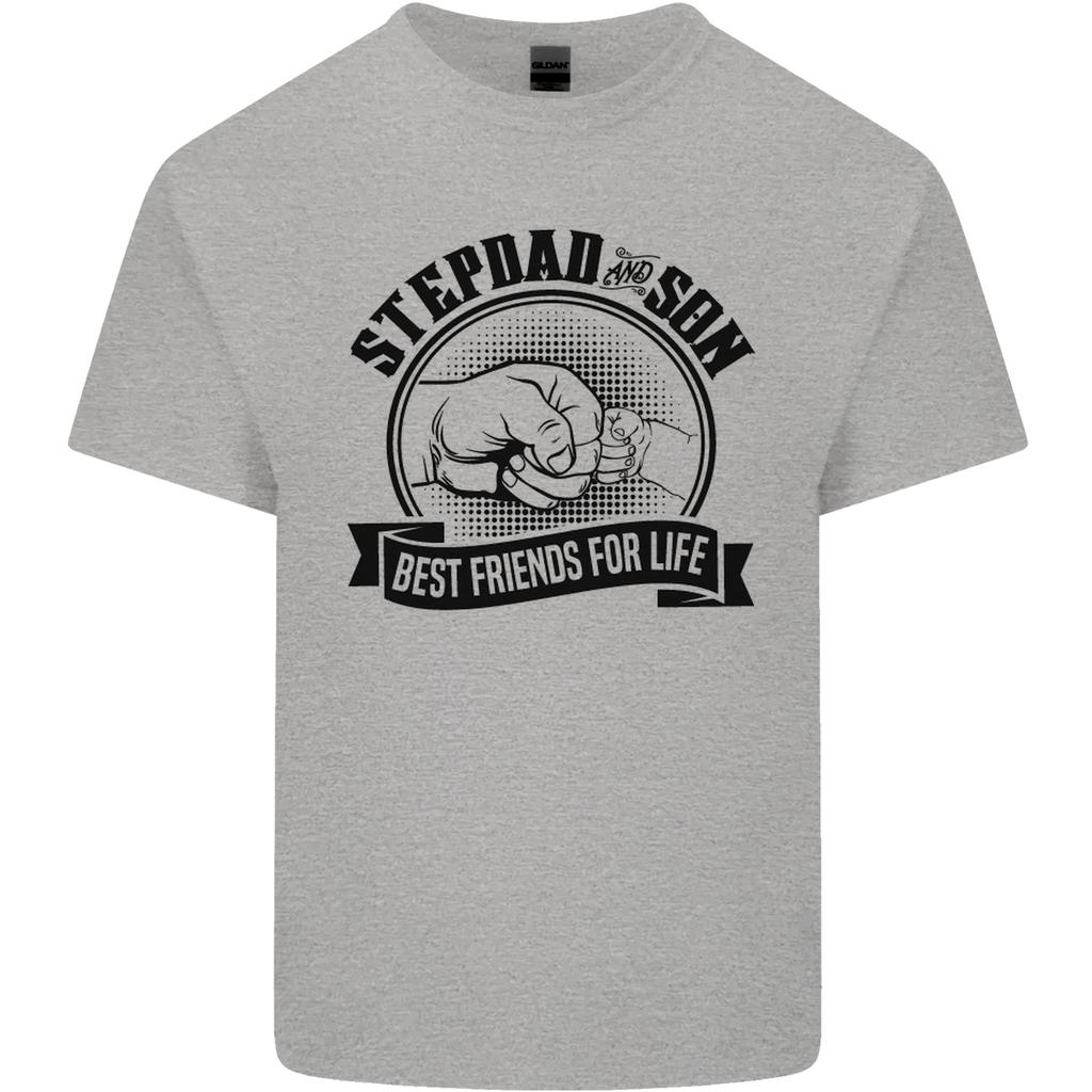 Stepdad Son Best Friends Fathers Day Unisexs Light Cotton TShirt