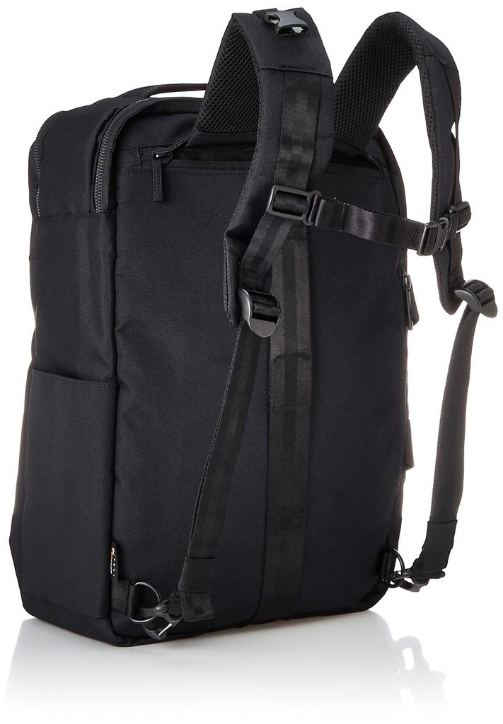 IS+ Business Tasche, Cordura Polyester [Sobat], Leichtgewicht, Großes Fassungsvermögen, Multifunktional, Wasserabweisend, 3-Wege Business Tasche, Schwarz