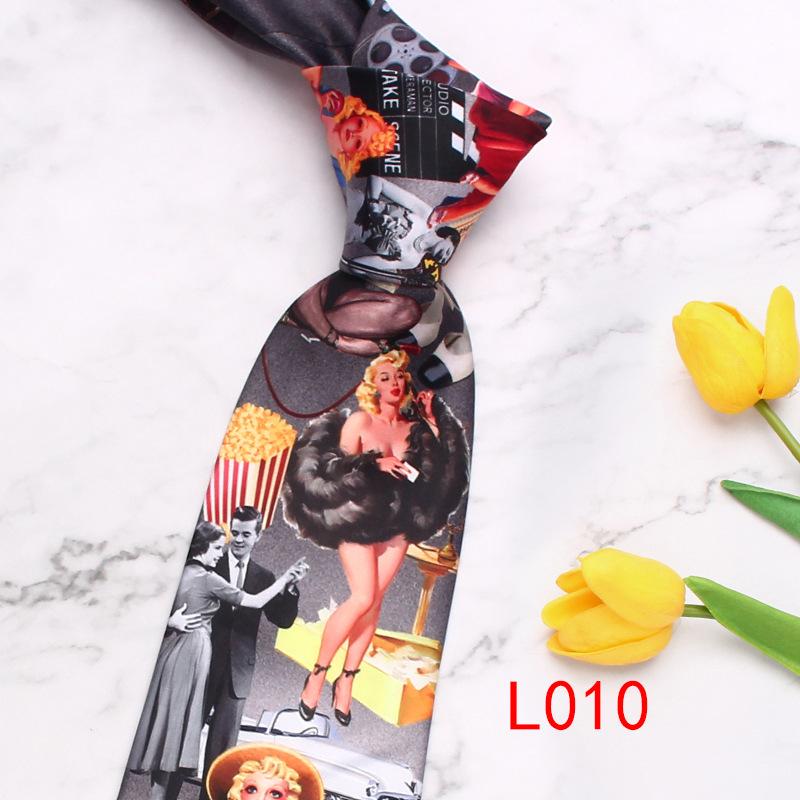 

Rael Мужской галстук Деловой галстук из полиэстера Галстук с мультяшным персонажем Свадебный Повседневный галстук