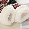 Ultra-thick Cashmere Slipper Socks Winter Warm Fuzzy Home Socks with Non-Slip Silicone Grips for Women Men