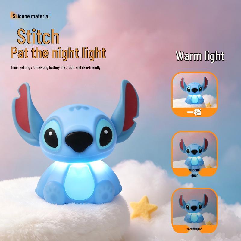 Purring Cat Night Light: Soft Bedside Lamp for Children's Sleep & Bedroom Decor