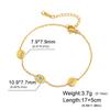 Dawapara Evil Eye Bracelets for Women Protection Good Luck Charm Greek Evil Eye Bracelet Stainless Steel Jewelry
