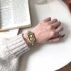 Niche Fashion Medieval Temperament Bracelet Watch Square Drill Edge Quartz Watch High-End Chain Women'S Watch