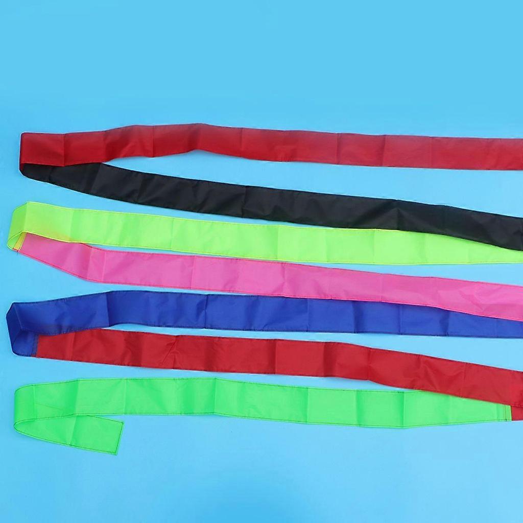 10m Kite Flat Ribbon Turning Tail Colorful Streamer Floating for DIY Kite Hanging (Color Matching)
